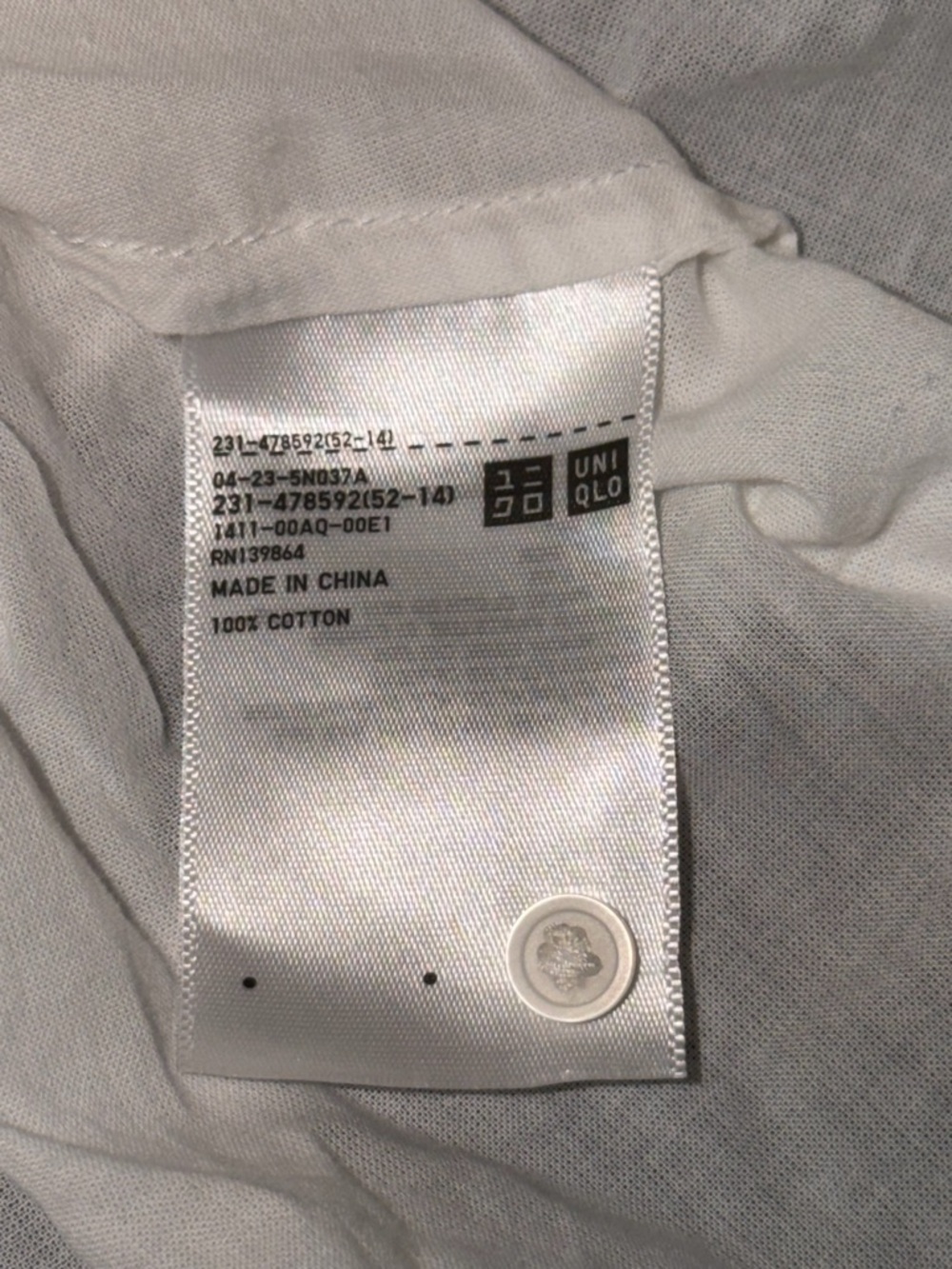 Uniqlo x Comptoir des Cotonniers White Cotton Voile Pintuck Blouse Size S - Picture 6 of 11